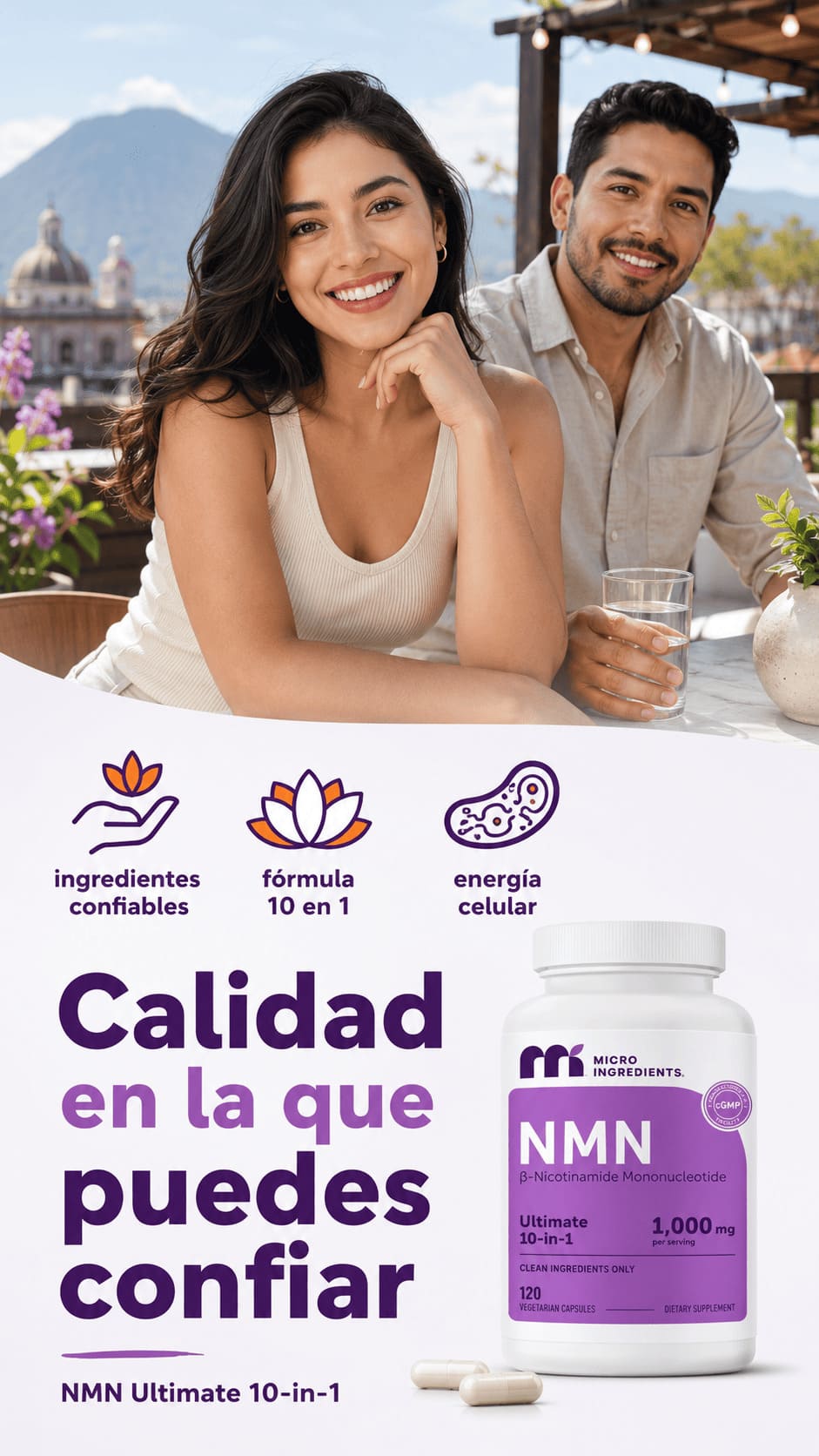 NMN Complex - Microingredients - 120 caps.