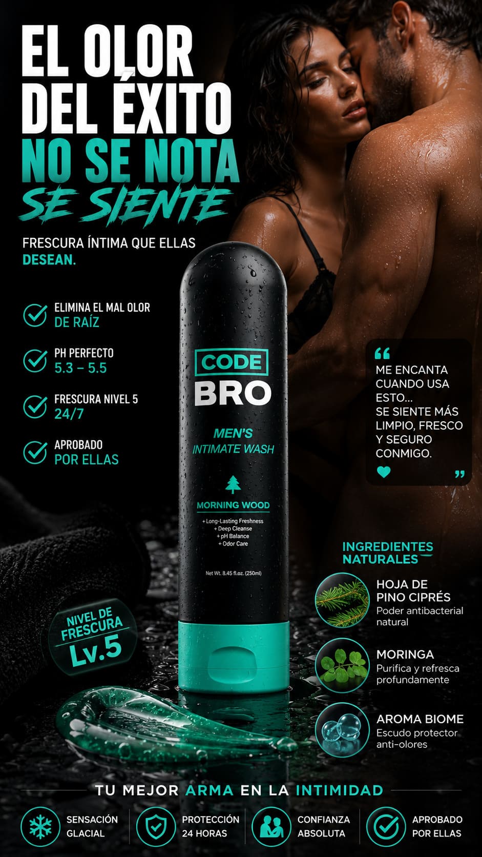 CODE BRO - MEN'S INTIMATE WASH
