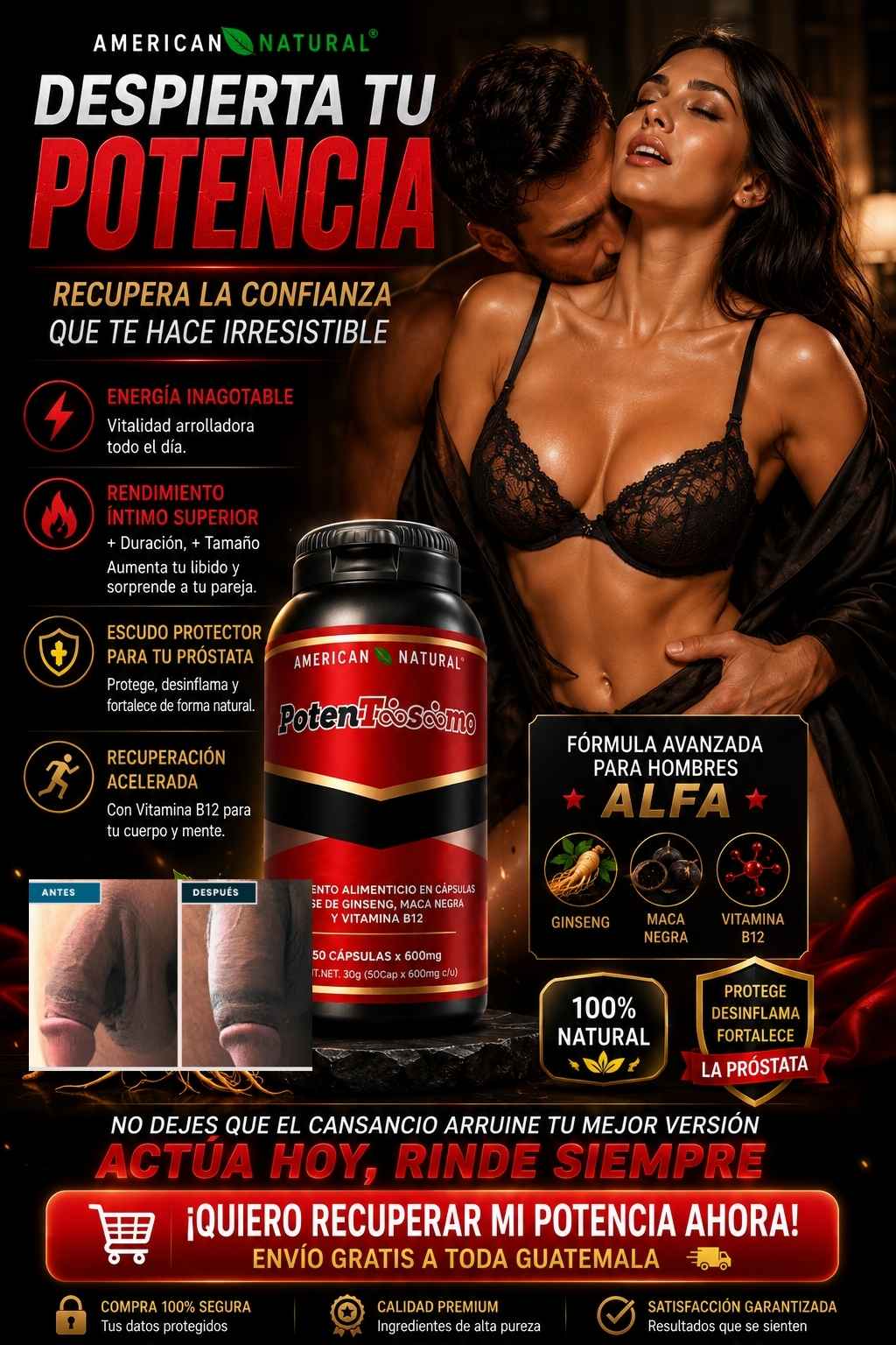 Potentisimo - American Natural - 50 caps